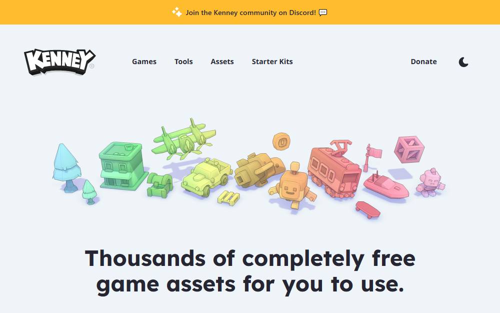 Screenshot of Kenney