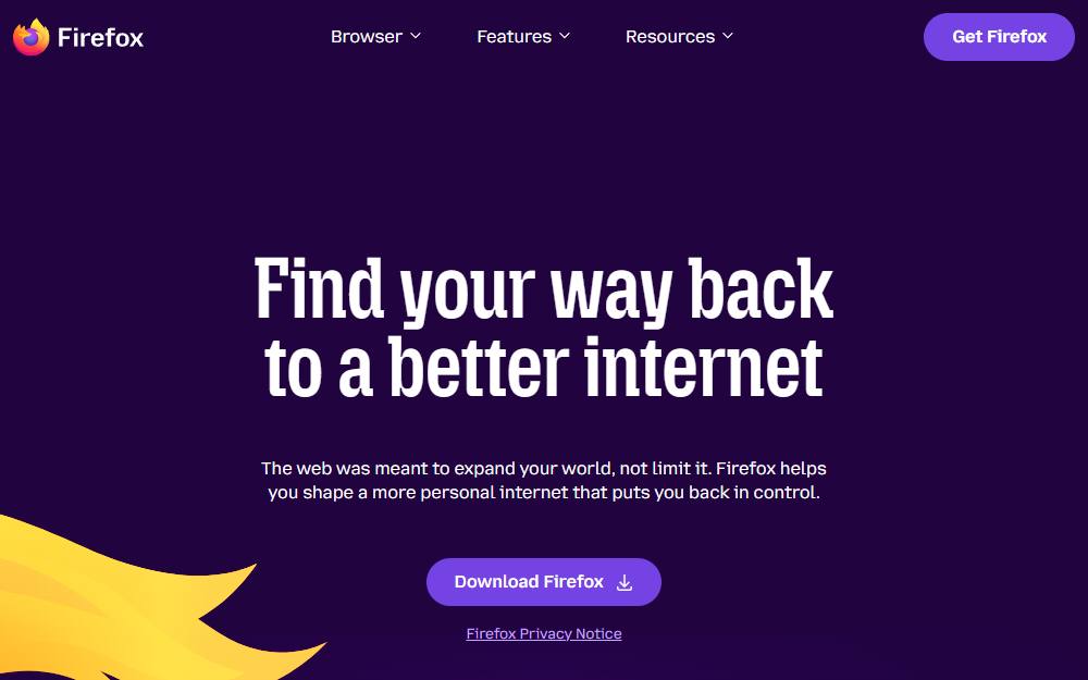 Screenshot of Firefox