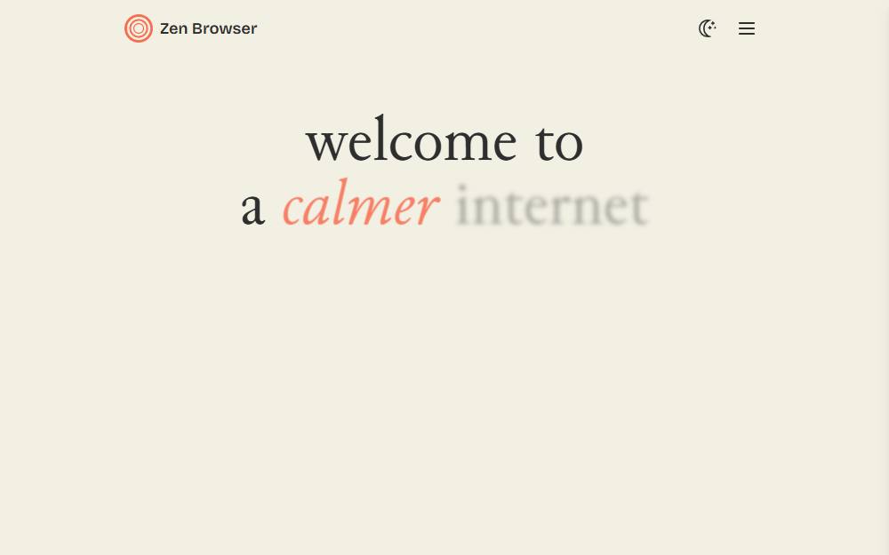 Screenshot of Zen Browser